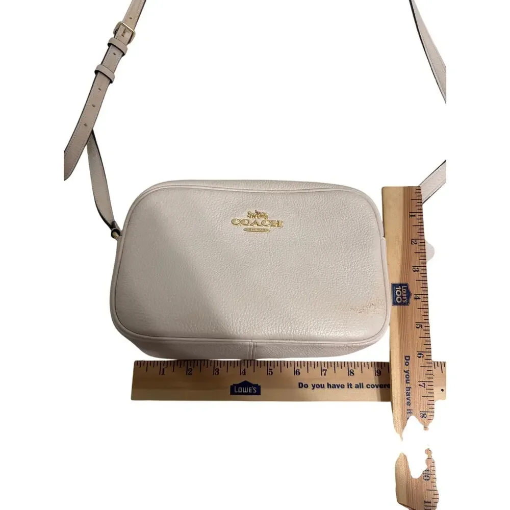 Coach Mini Jamie Camera Crossbody - Mini Skinny ID Case Chalk Classic Minimalist